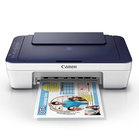Roll over image to zoom in Canon PIXMA E477 All in One (Print, Scan, Copy) WiFi Ink Efficient Colour Printer for Home/Student